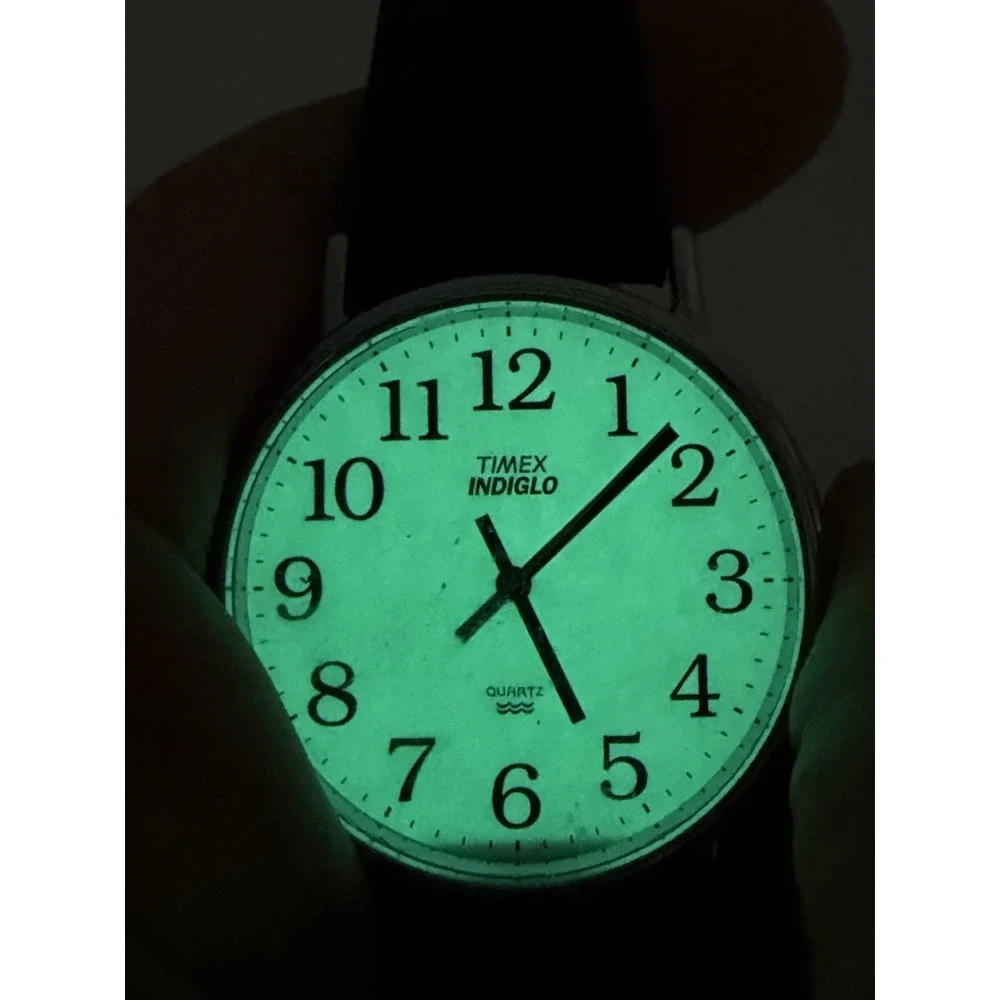 Timex New Battery Mens Watch 2000‎ Vintage New Old Stock 34MM 7.5